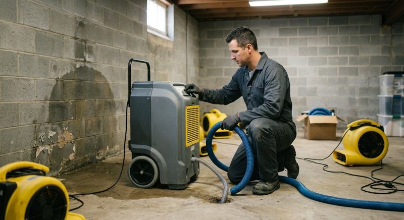 Basement Drying in Santa Rosa, CA