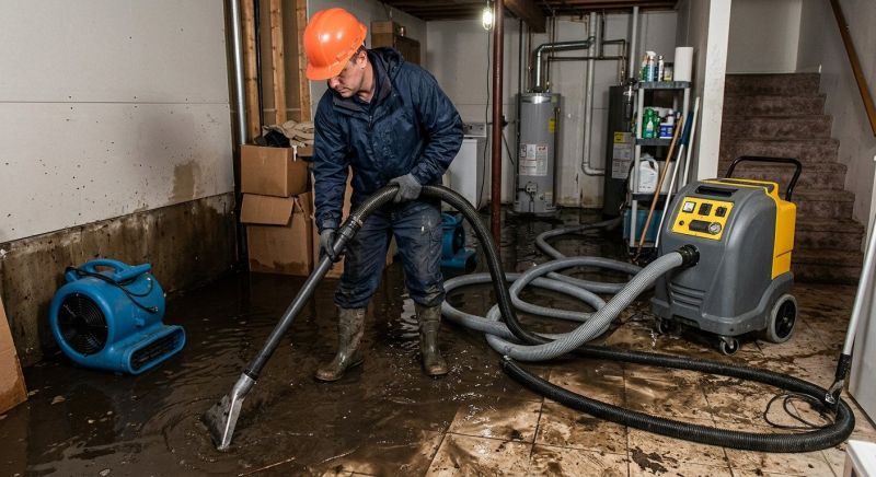 Basement Water Extraction in Wilmington, NC
