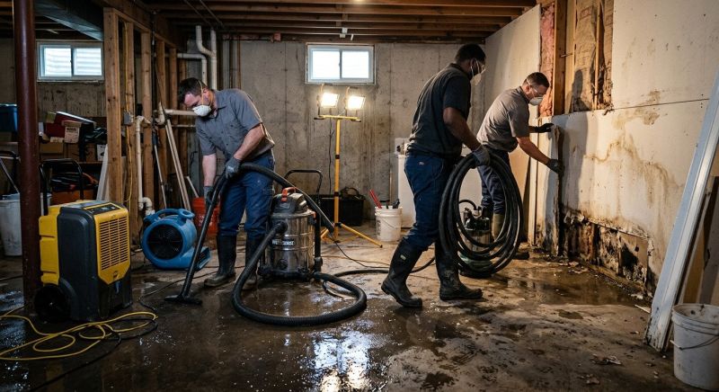 Basement Water Removal in Mesa, AZ
