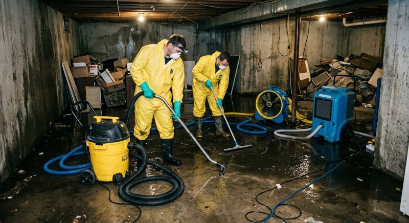 Basement Water Removal in Wilmington, NC