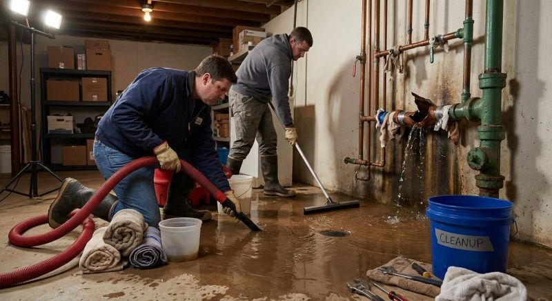 Burst Pipe Cleanup in Santa Rosa, CA
