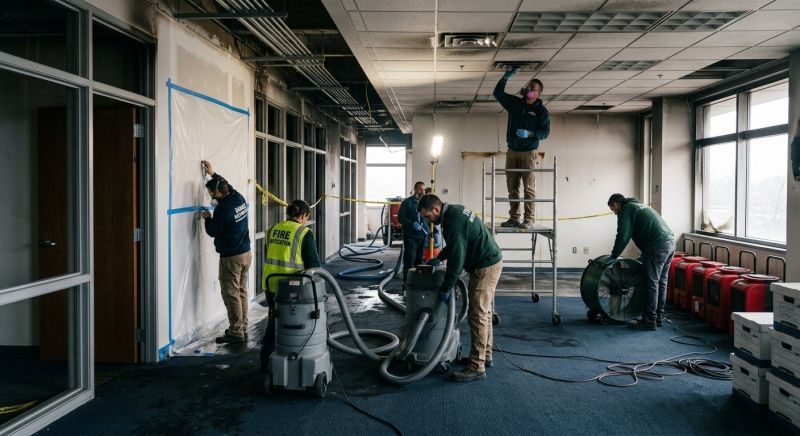 Commercial Fire Restoration in Scottsdale, AZ