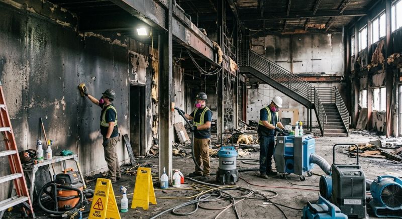Commercial Fire Restoration in Gilbert, AZ