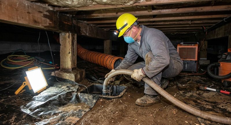 Crawl Space Water Remediation in Gilbert, AZ