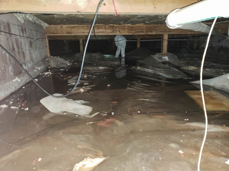 Crawl Space Water Remediation in Santa Rosa, CA