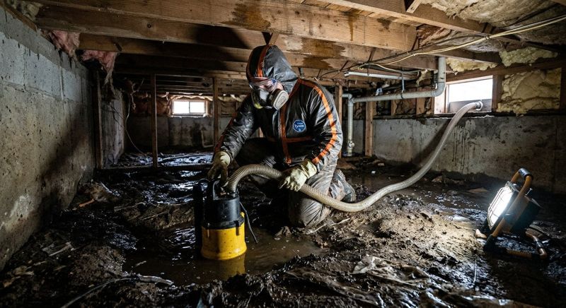 Crawlspace Water Removal in Santa Rosa, CA
