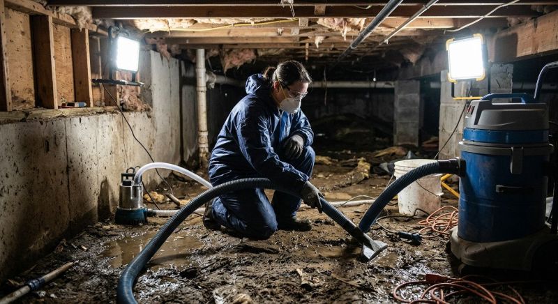 Crawlspace Water Removal in Scottsdale, AZ