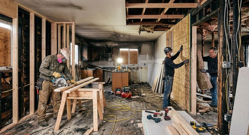 Fire Damage Reconstruction in Chandler, AZ