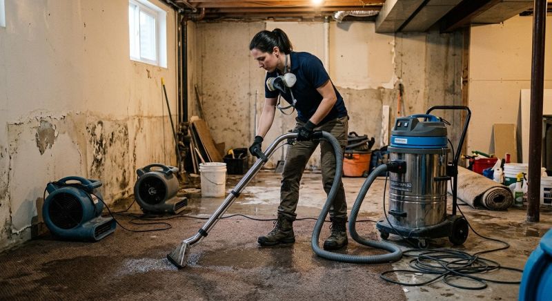 Flooded Basement Cleanup in Scottsdale, AZ