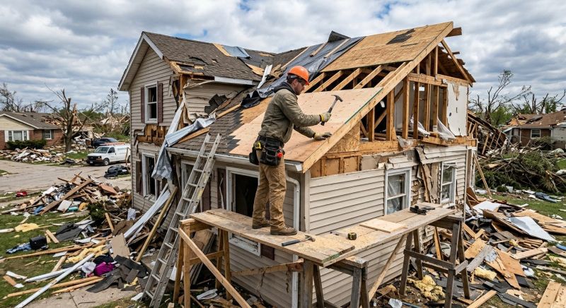 Hurricane Damage Restoration in Olathe, KS