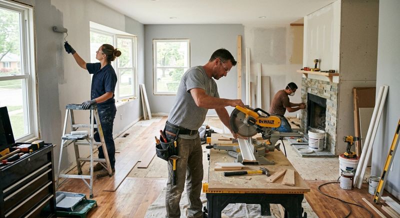 Rec Room Renovation in Conroe, TX
