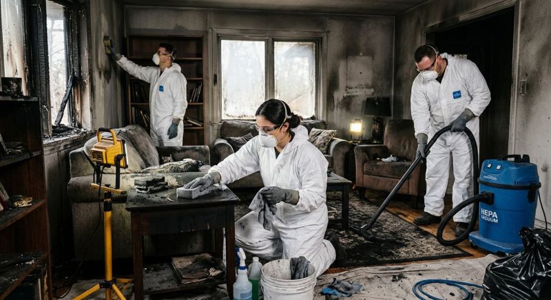 Soot Damage Restoration in Gilbert, AZ