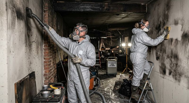 Soot Damage Restoration in Gilbert, AZ