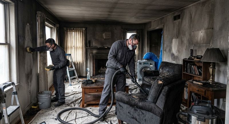 Soot Damage Restoration in Gilbert, AZ