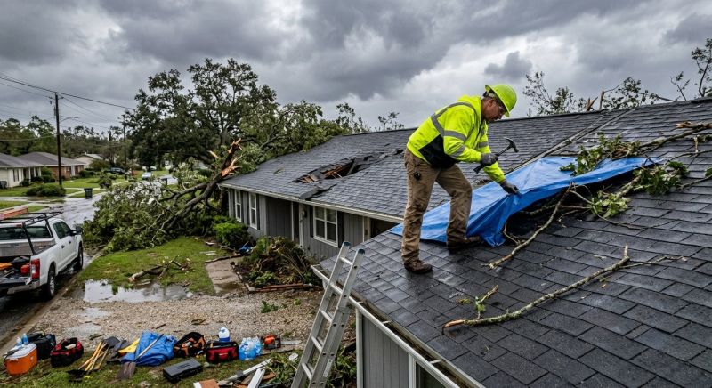 Storm Damage Cleanup in Mesa, AZ