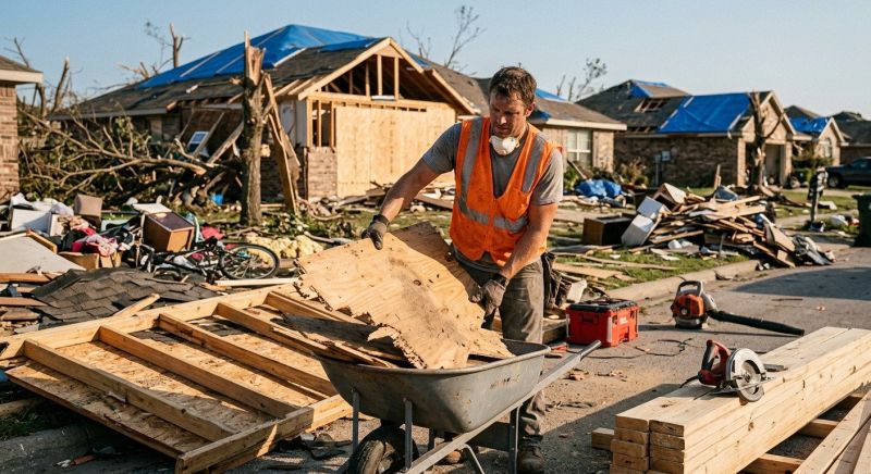 Tornado Damage Restoration in Kansas City, KS