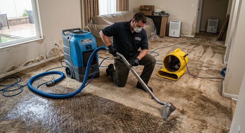 Wet Carpet Restoration in Wilmington, NC