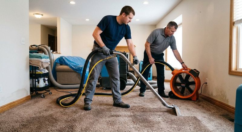 Wet Carpet Restoration in Wilmington, NC