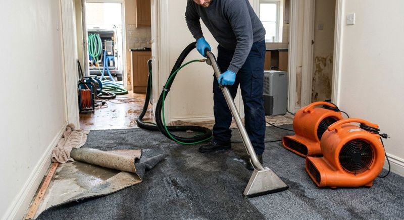 Wet Carpet Restoration in Santa Rosa, CA
